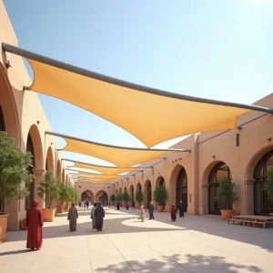تركيب مظلات للمدارس والمساجد